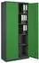 STIER Universalschrank Basic 92x42cm, 4 Fachböden, anthrazitgrau/grün (907570)