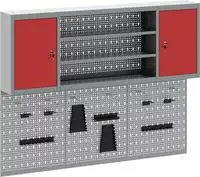 vidaXL Werkzeugschrank-Set 6 stk. Rot Pulverbeschichteter Stahl