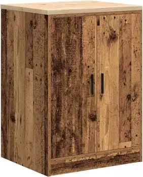 vidaXL Magonis Garagenschrank Massivholz Kiefer Altholz-Optik 60x51x85cm (860578)