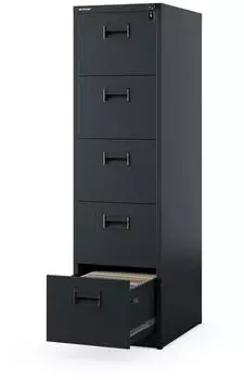 Jan Nowak SARA V5 Aktenschrank Metall, anthrazit, 46x163x60cm
