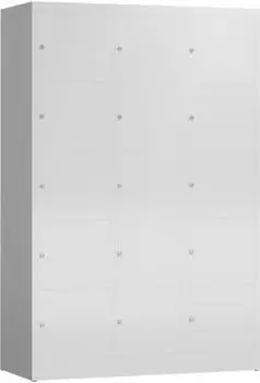 Steelboxx ClassiX Schlie&szlig;fachschrank 15 F&auml;cher, lichtgrau, Stahl (X-523530)