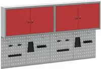 vidaXL Werkzeugschrank-Set 6 Stk. Rot Pulverbeschichteter Stahl