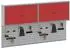 vidaXL Werkzeugschrank-Set 6-tlg. rot, pulverbeschichteter Stahl (3321403)