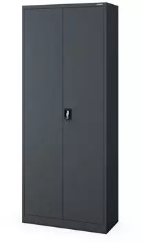 Jan Nowak JAN H2200 Aktenschrank Metall, anthrazit, 90x220x40cm (JAN H2200)
