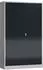 LÜLLMANN ClassiX Flügeltürenschrank Stahl, lichtgrau/anthrazit, 1945x1200x600mm (X-530388)