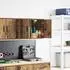 vidaXL Garagen-Wandschrank Altholz-Optik, Holzwerkstoff (860657)