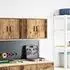 vidaXL Garagen-Wandschrank Altholz-Optik, Holzwerkstoff (860657)