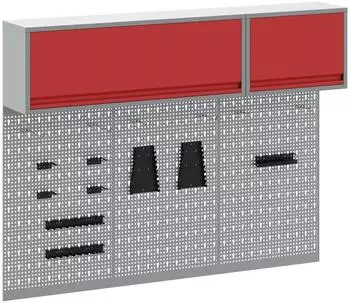 vidaXL Werkzeugschrank-Set 5-tlg. rot, pulverbeschichteter Stahl (3321413)