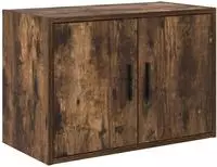 vidaXL Garagen-Wandschrank R&auml;uchereiche Holzwerkstoff