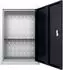 vidaXL Wand-Werkzeugschrank Industriedesign Metall, grau/schwarz