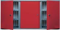 K&uuml;pper H&auml;ngeschrank 70097 ultramarinblau, 3 T&uuml;ren, 4 Fachb&ouml;den, 120x60x20 cm