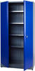 Küpper Hochschrank 70297, ultramarinblau, 91x180x45cm, 4 stabile Fachböden mit je