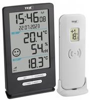 TFA Dostmann Funk-Thermometer XENA HOME Funk-Thermometer digital Anthrazit