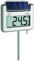 Tfa Dostmann - Avenue Solar Garten-thermometer Silber 30.2026