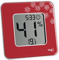 TFA Dostmann Style Thermo-/Hygrometer Rot 30.5021.05