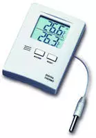 Thermometer Max-Min. Elektr., Kunststoff, wei&szlig;