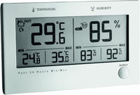 TFA Dostmann TWIN PLUS Thermo-/Hygrometer Silber 30.3049