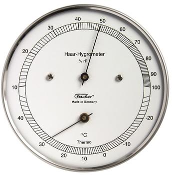 Fischer Haar-Hygrometer mit Thermometer