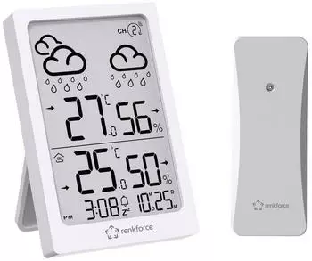 Renkforce Funk-Wetterstation Wei&szlig; (RF-6416472)