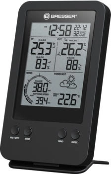 Bresser zus&auml;tzliche Basisstation f&uuml;r 7002531 Profi Windmesser Funk mit integriertem Wecker (7902531)