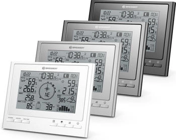 Bresser zus&auml;tzliche Basisstation f&uuml;r 7003100 ClimateScout Wetter-Center 7-in-1 Funk mit Farbdisplay und integriertem Wecker Schwarz (7003110CM3000)