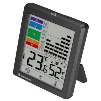 Bresser Thermo-Hygrometer mit Schimmelalarm Schwarz (7007420)