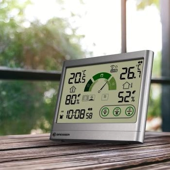 Bresser Thermo-Hygrometer mit Lüftungsempfehlung VentAir H (7007403) – Bresser Thermo-Hygrometer mit Lüftungsempfehlung VentAir H (7007403) für gesundes Raumklima