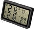 Bresser Funkwetterstation Meteo Temp HZ Schwarz Mit präziser Innen- und Außentemperaturmessung und Wettervorhersage (7004220)
