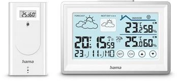 Hama Wetterstation Bahamas Au&szlig;ensensor Wei&szlig; (00222228)