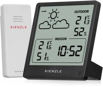 Kienzle Funkwetterstation mit Au&szlig;ensensor Slim (15002)
