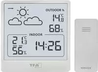 TFA Dostmann Funk-Wetterstation CLEO 35.1176.02 Funk-Wetterstation Vorhersage f&uuml;r 12