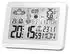 Miraval Moderne Design Funk- Funkwetterstation (Außensensor mit Aussensensor bennenbar Mondphase Sonnenaufgang 2 Alarme Hygrometer) Weiß (4-MV6233-2)