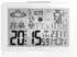 Miraval Moderne Design Funk- Funkwetterstation (Außensensor mit Aussensensor bennenbar Mondphase Sonnenaufgang 2 Alarme Hygrometer) Weiß (4-MV6233-2)