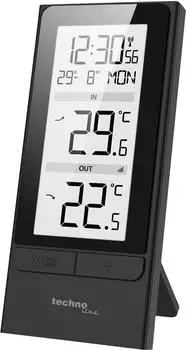 TechnoLine WS 9787 Funk-Wetterstation mit DCF-Sensor, Innen-/Außenthermometer (WS9787)