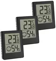 TFA Dostmann Digitales Thermo-Hygrometer Thermo-/Hygrometer Schwarz 30.5039.01.03