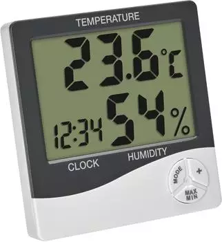 TFA Dostmann Mini Thermo-Hygrometer digital, innen, wei&szlig; (30.5058.02)