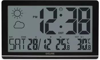 Explore Scientific RDC-8001 Digitale Wetterstation, schwarz, LCD (RDC-8001)