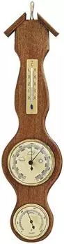Selva Wetterstation mit Barometer, Thermometer & Hygrometer, Eiche