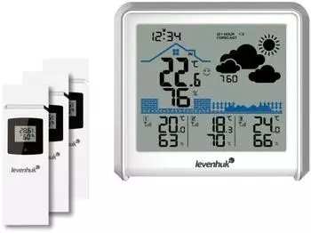 Levenhuk Wezzer Plus LP50 Wetterstation mit 3 Sensoren