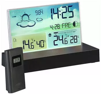 infactory Wetterstation FWS-325.pro mit Farbdisplay und Außensensor (FWS-325.pro)