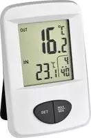 TFA Dostmann Base Funk-Thermometer Wei&szlig; 30.3061.02