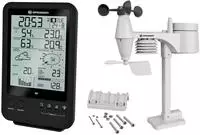 Bresser Wetterstation 7002510, 5-in-1, Funk, digital, mit Au&szlig;ensensor,