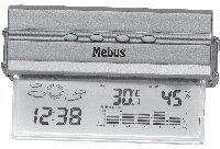 Mebus 10395 transparentes Fensterthermometer