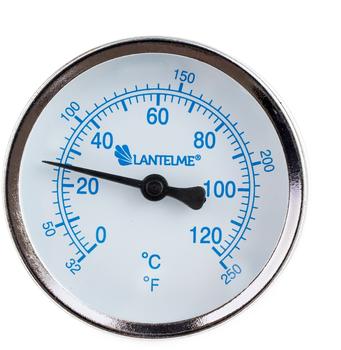Lantelme 120 C Grad Heizungsthermometer blau