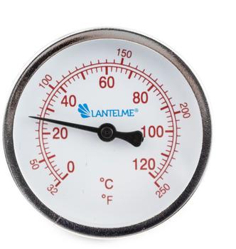 Lantelme 120 C Grad Heizung Thermometer rot