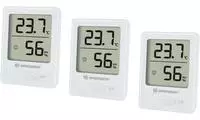Bresser ClimaTrend 3er-Set Thermo-Hygrometer, misst Temperatur und...