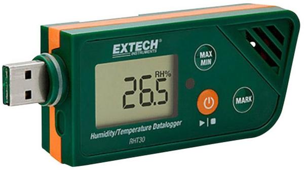 EXTECH RHT30 Multi-Datenlogger Messgröße Luftfeuchtigkeit, Temperatur -30 bis +70°C 0.1 bis 99.9%
