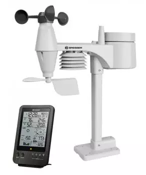 Bresser Wetter Center 5-in-1 Holzoptik