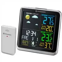 Bresser Wetterstation 7007201, Climatemp TB, Funk, digital, mit Au&szlig;ensensor,