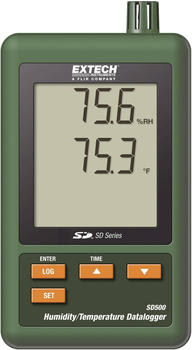 EXTECH SD500 Messgröße Temperatur, Luftfeuchtigkeit 0 bis 50°C 10 bis 90% rF